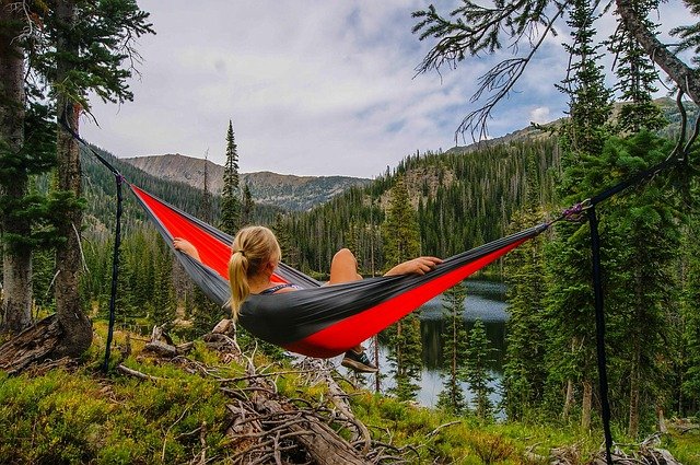 Relaxen in der Hängematte